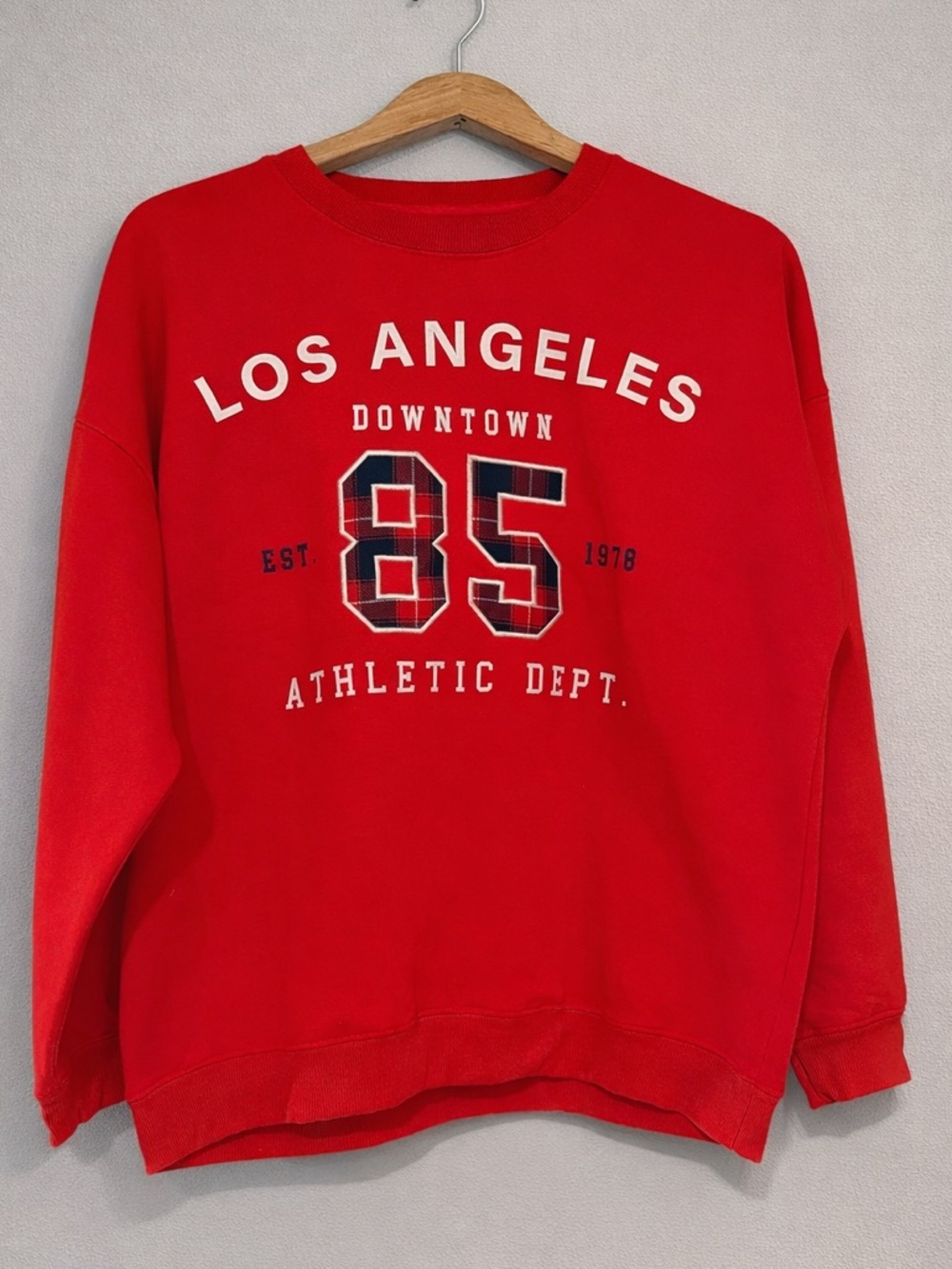 Los Angeles Athletic Dept. Red Graphic Sweatshirt